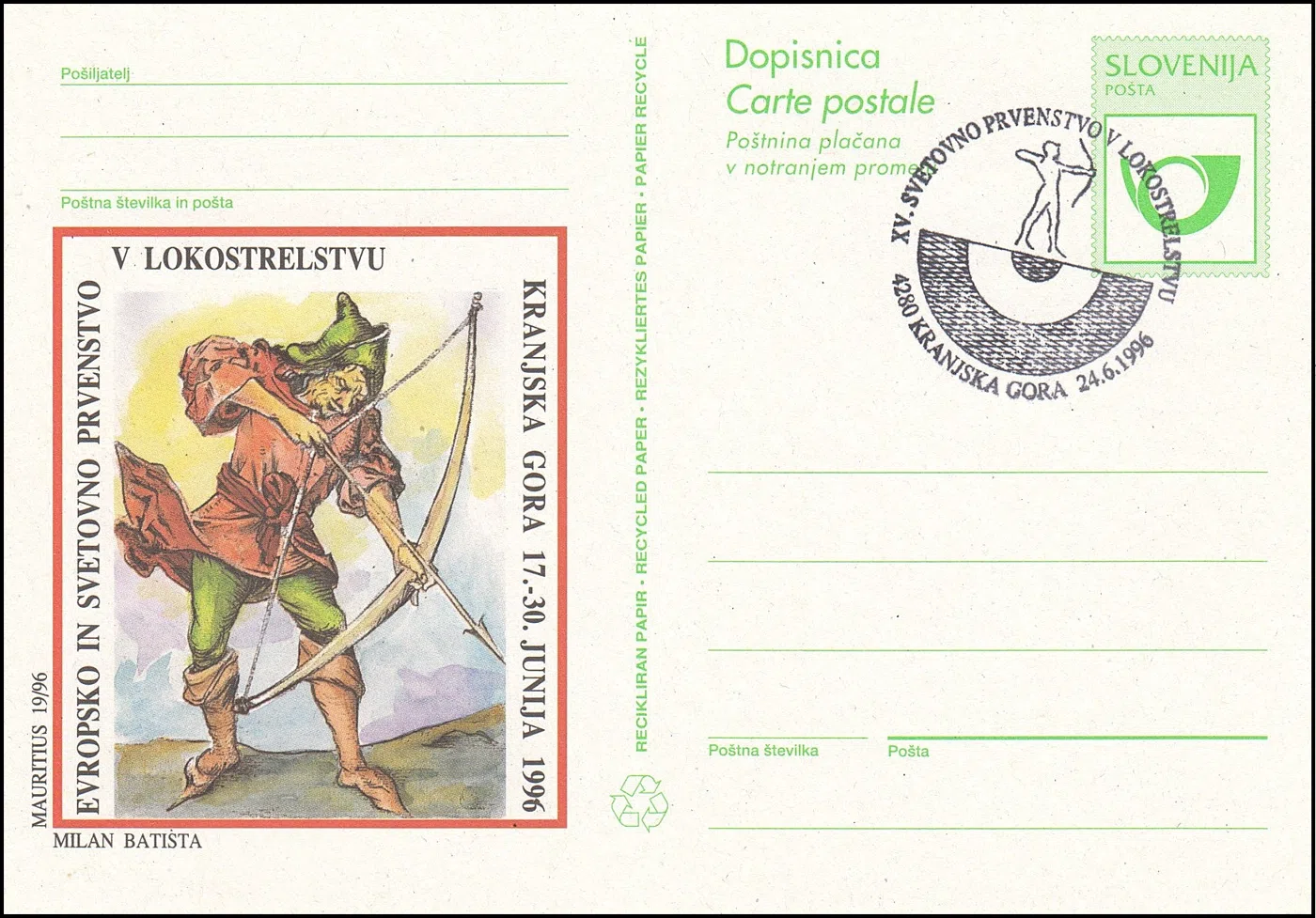 XV. SVETOVNO PRVENSTVO V LOKOSTRELSTVU